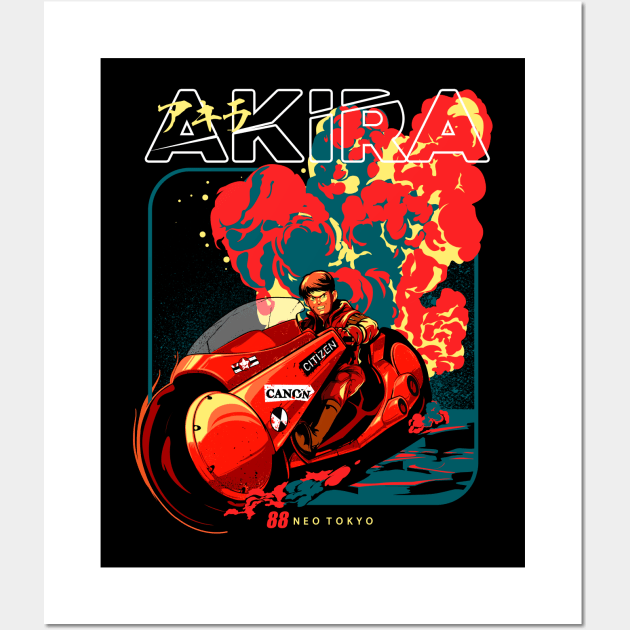 Akira Wall Art by Heymoonly